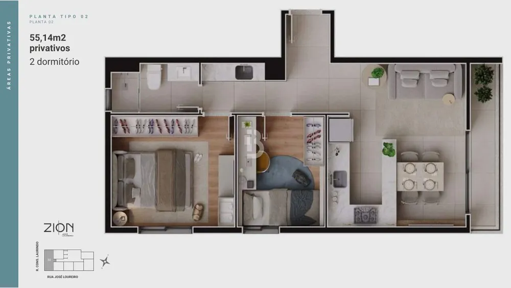 Apartamento, 1 quarto, 25 m² - Foto 10