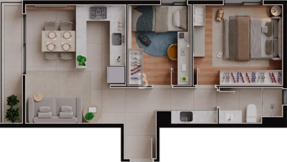 Apartamento, 1 quarto, 25 m² - Foto 16