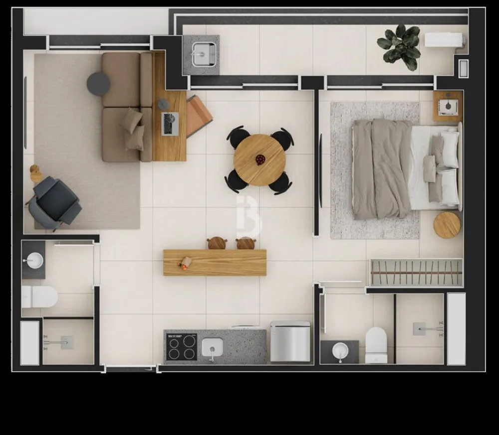 Apartamento, 1 quarto, 24 m² - Foto 14