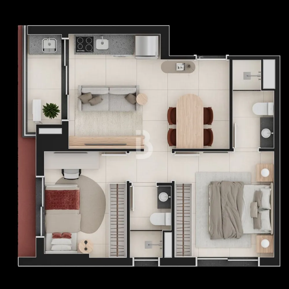 Apartamento, 1 quarto, 24 m² - Foto 15