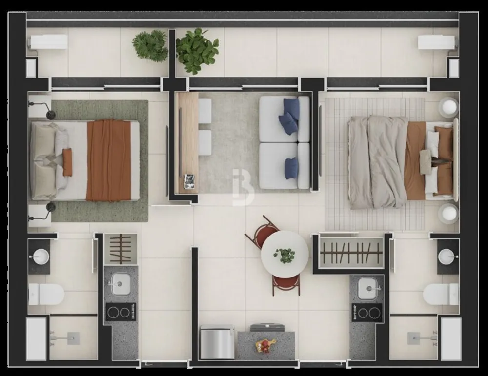 Apartamento, 1 quarto, 24 m² - Foto 12