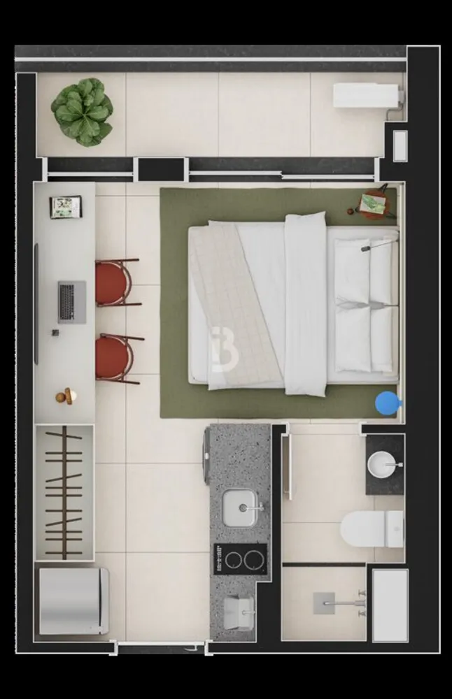 Apartamento, 1 quarto, 24 m² - Foto 11