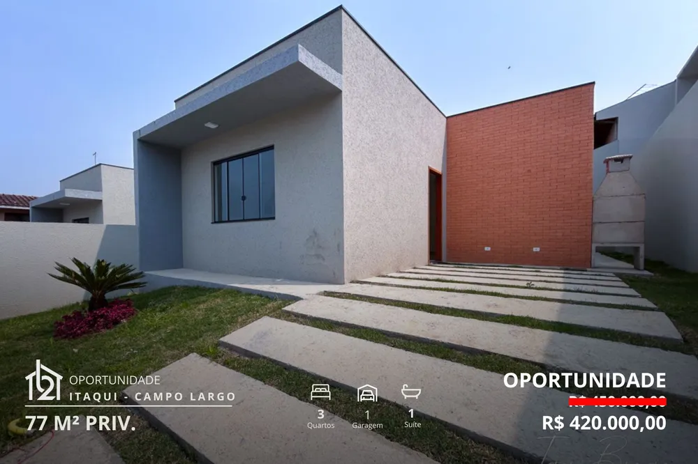 Casa, 3 quartos, 77 m² - Foto 1