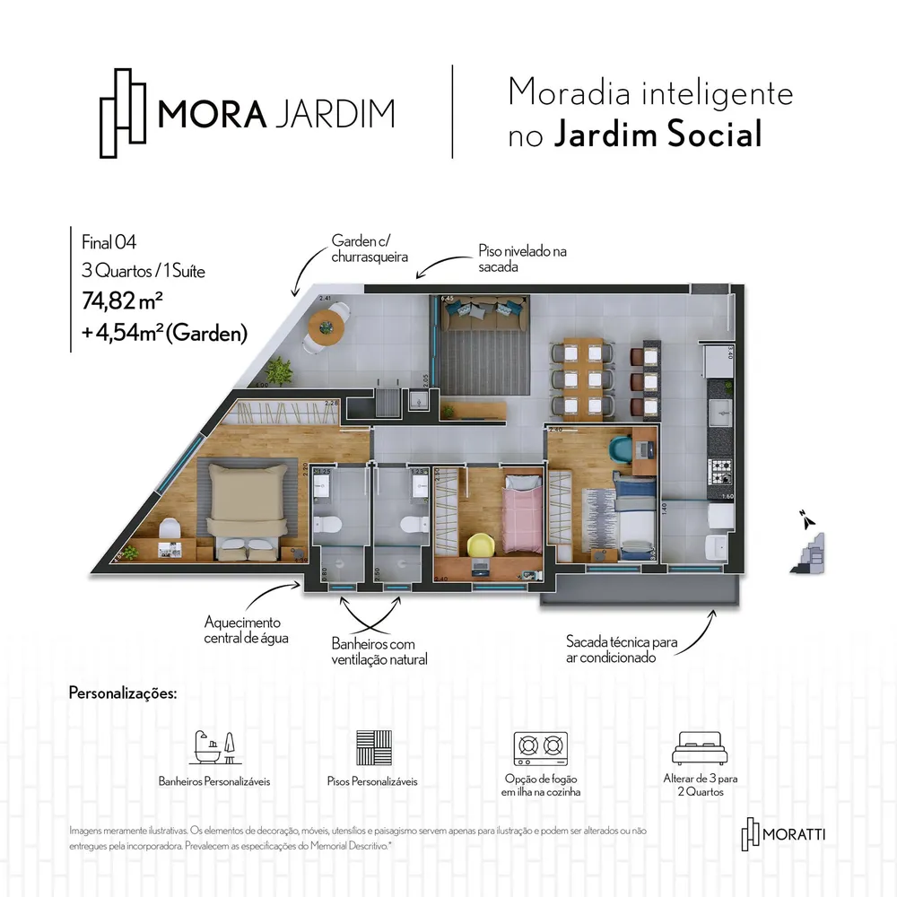 Apartamento, 3 quartos, 75 m² - Foto 12