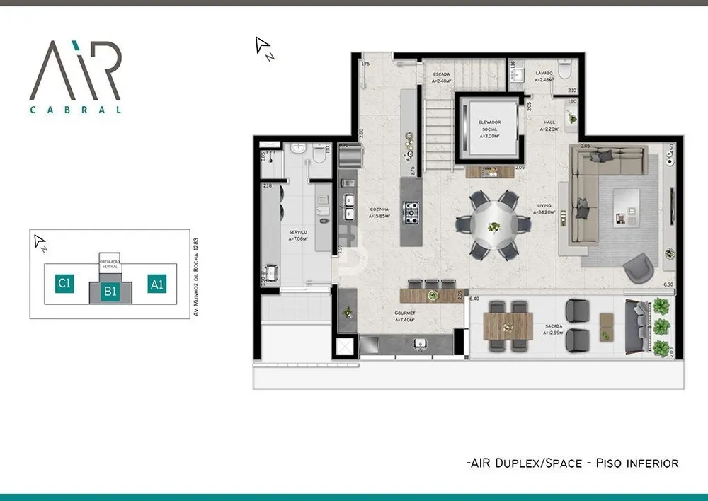 Apartamento, 3 quartos, 202 m² - Foto 2