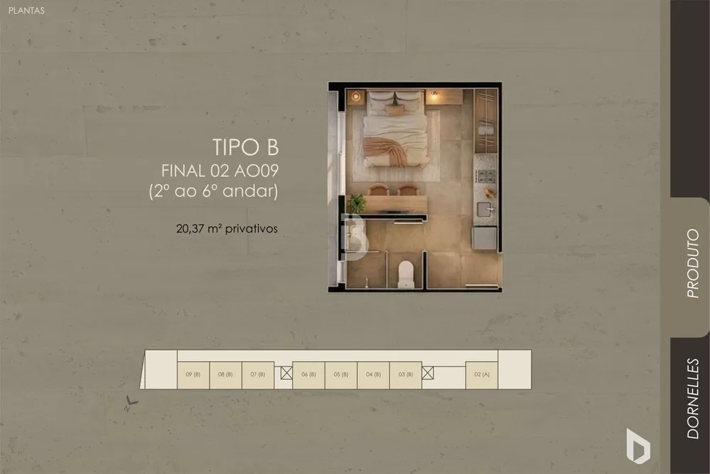 Apartamento, 1 quarto, 20 m² - Foto 5