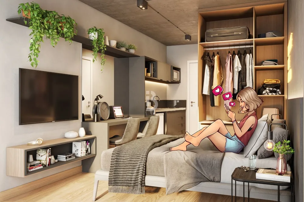Apartamento, 1 quarto, 19 m² - Foto 9