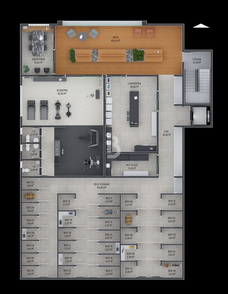 Apartamento, 1 quarto, 30 m² - Foto 19