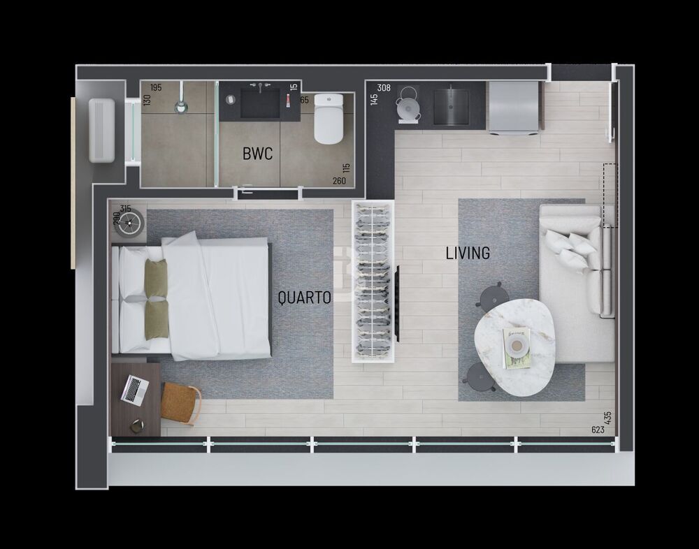 Apartamento, 1 quarto, 30 m² - Foto 9