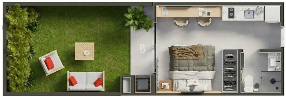 Apartamento, 1 quarto, 24 m² - Foto 9