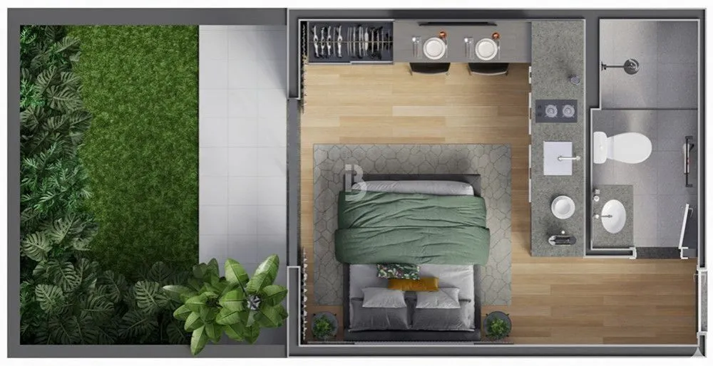 Apartamento, 1 quarto, 24 m² - Foto 15