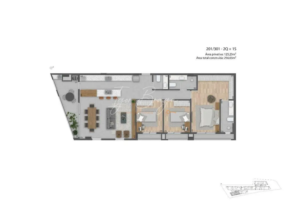 Apartamento, 3 quartos, 262 m² - Foto 6