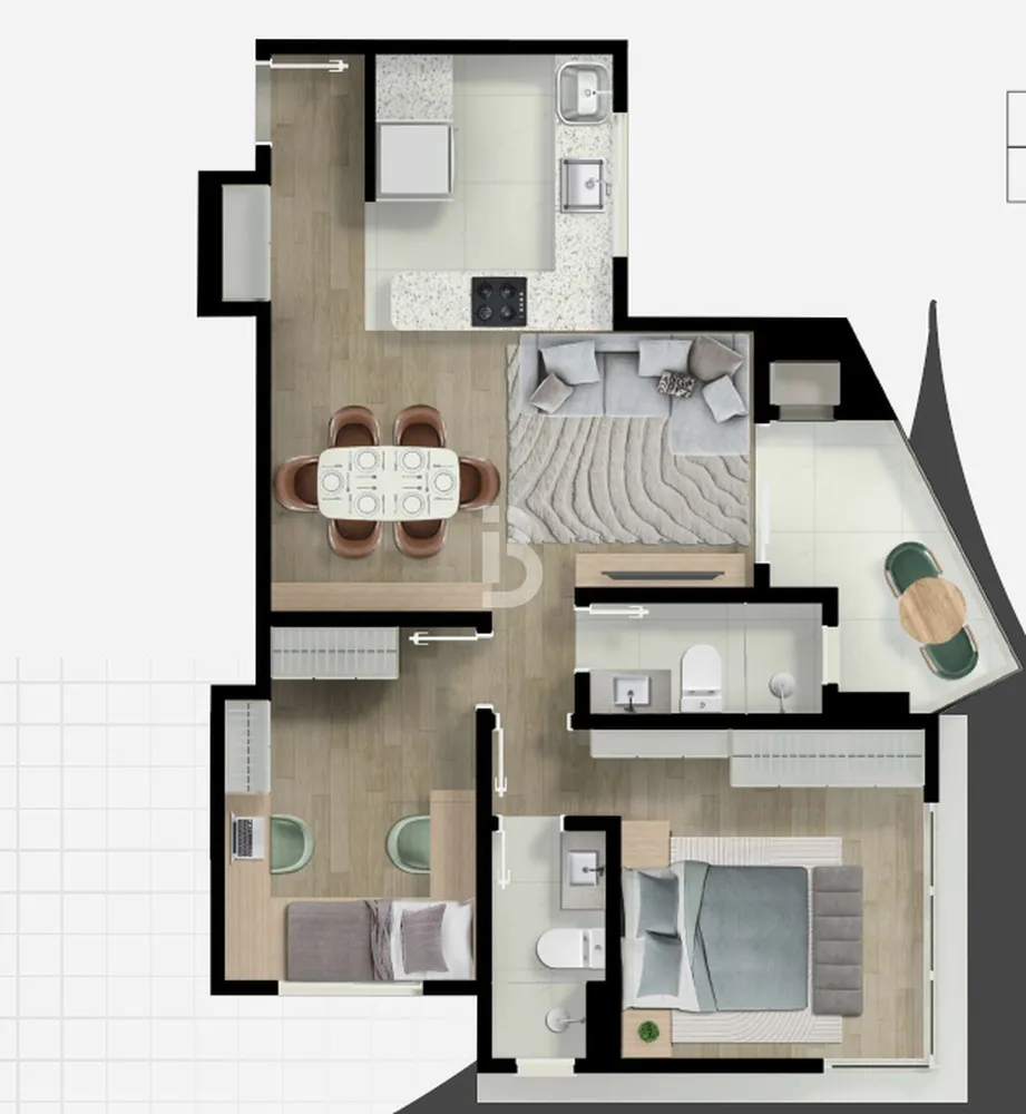 Apartamento, 2 quartos, 60 m² - Foto 15
