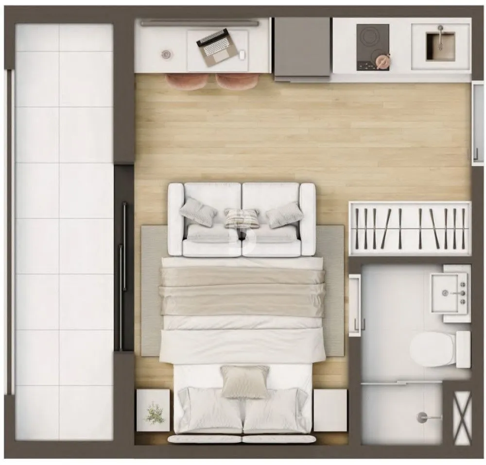 Apartamento, 1 quarto, 20 m² - Foto 15