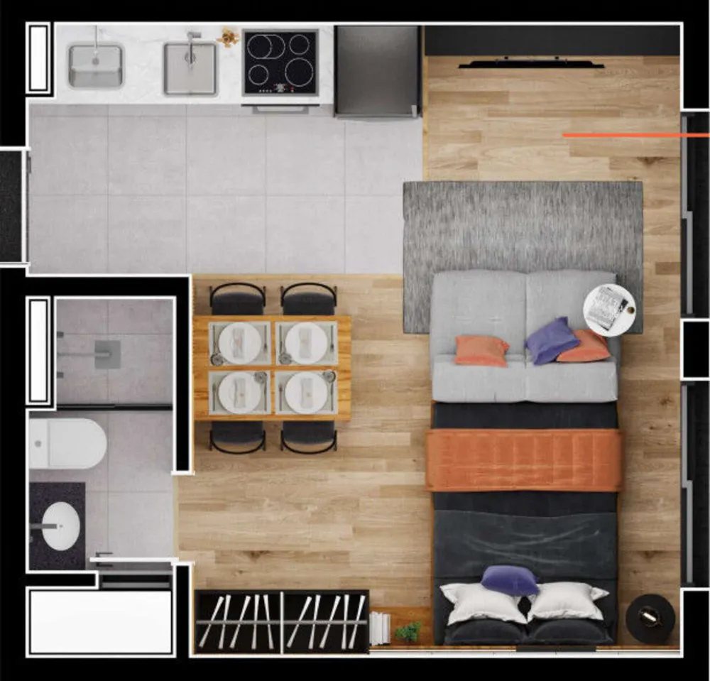 Apartamento, 2 quartos, 58 m² - Foto 11