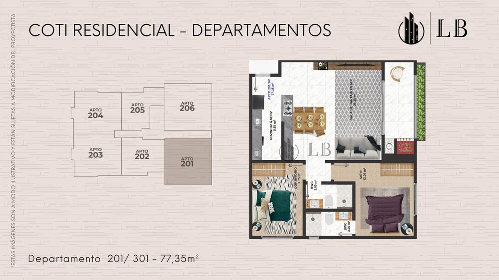 Apartamento, 2 quartos, 67 m² - Foto 8