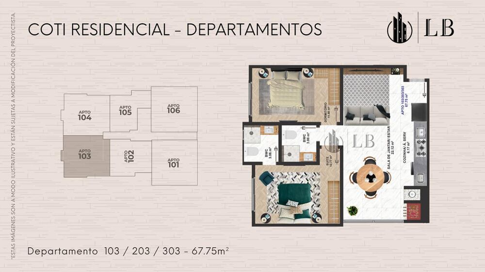 Apartamento, 2 quartos, 67 m² - Foto 14