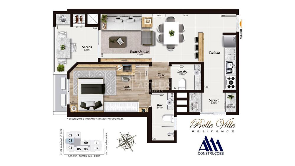 Apartamento, 2 quartos - Foto 4