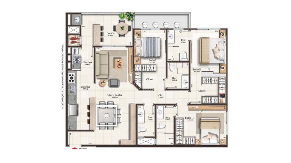 Apartamento, 2 quartos, 89 m² - Foto 4