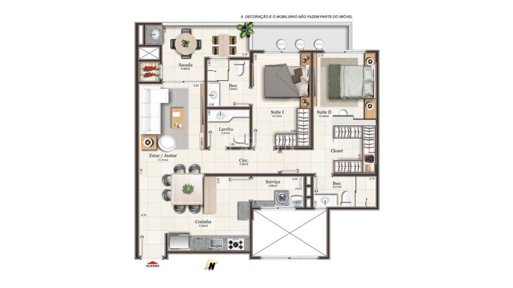 Apartamento, 2 quartos, 89 m² - Foto 17