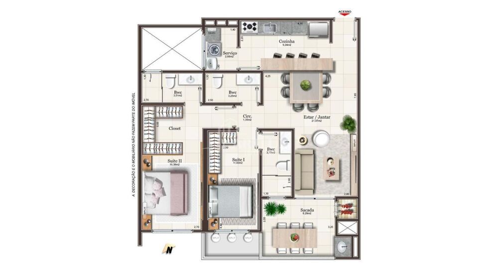 Apartamento, 2 quartos, 89 m² - Foto 12