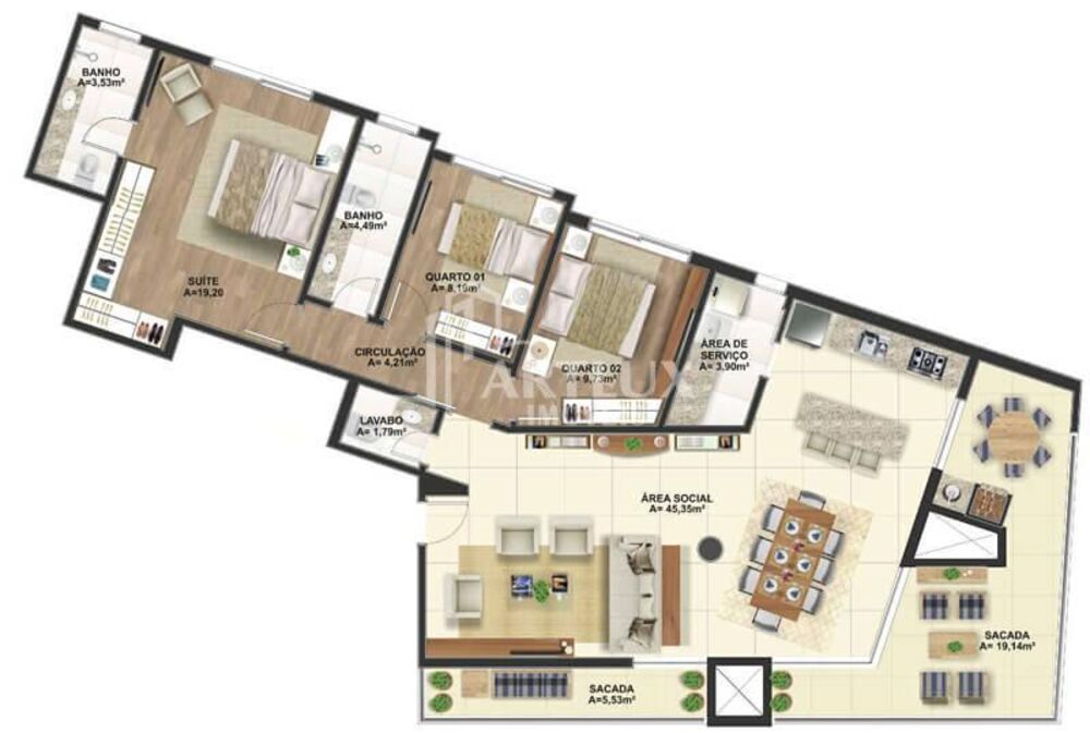 Apartamento, 3 quartos, 108 m² - Foto 9
