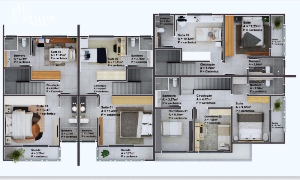 Sobrado, 2 quartos, 80 m² - Foto 3