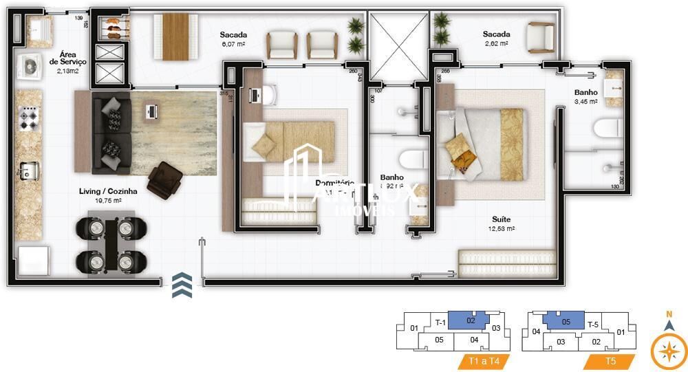 Apartamento, 2 quartos, 75 m² - Foto 11
