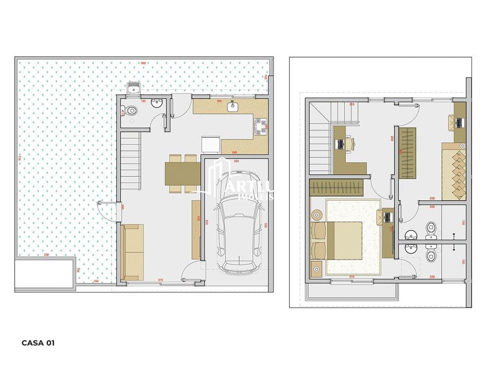 Sobrado, 2 quartos, 96 m² - Foto 1