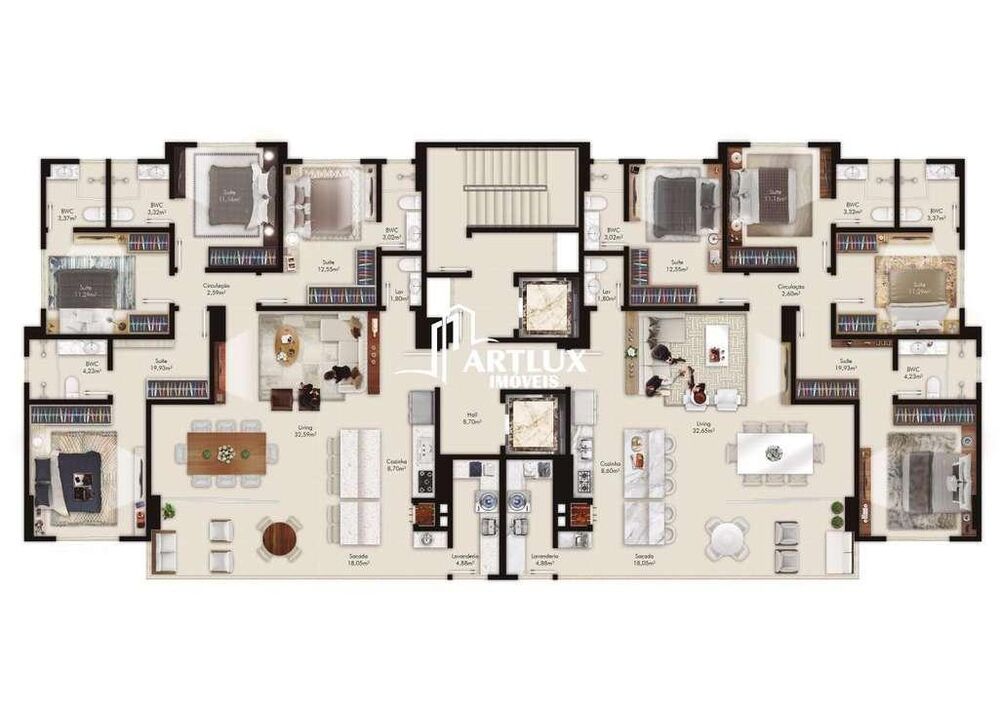 Apartamento, 3 quartos, 130 m² - Foto 4