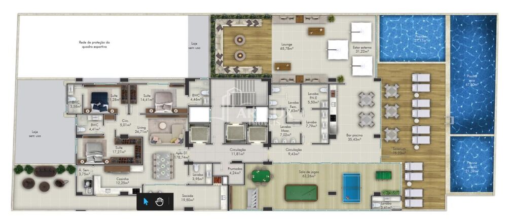 Apartamento à venda com 3 quartos, 137m² - Foto 7