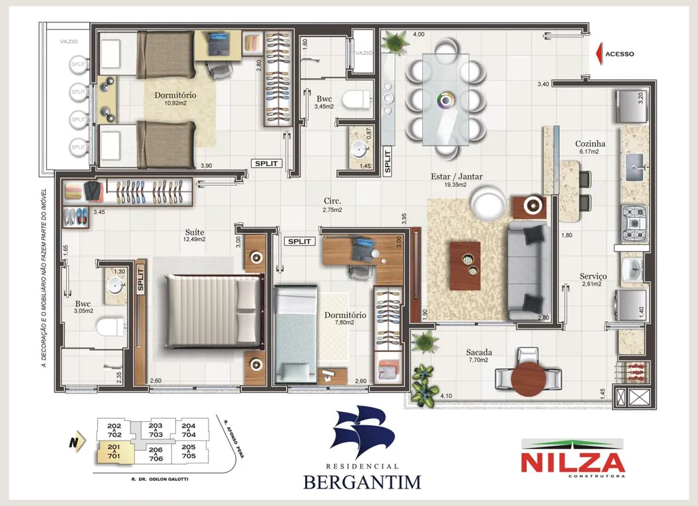 Apartamento, 2 quartos, 68 m² - Foto 4