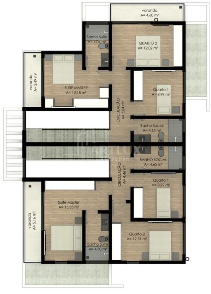 Sobrado, 3 quartos, 146 m² - Foto 4