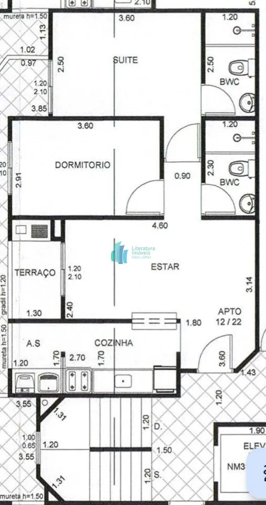 Apartamento, 2 quartos, 53 m² - Foto 1