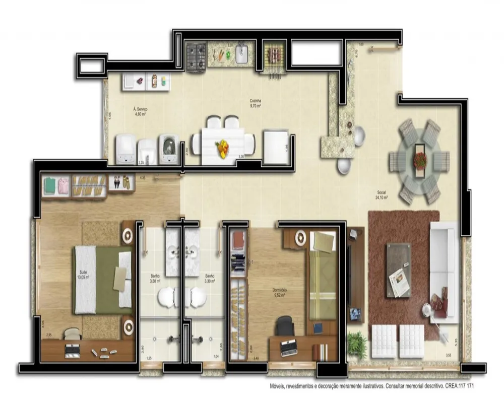 Apartamento, 2 quartos, 87 m² - Foto 4