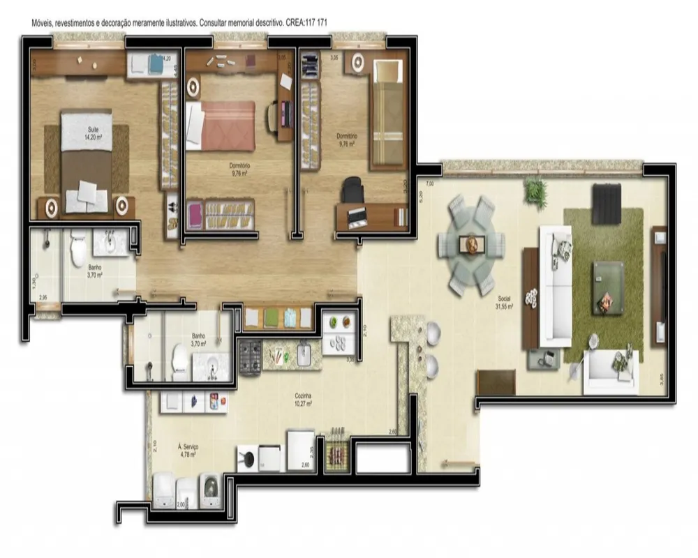 Apartamento, 2 quartos, 87 m² - Foto 8