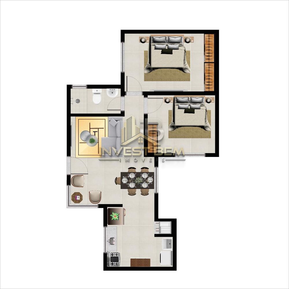 Apartamento, 2 quartos - Foto 10