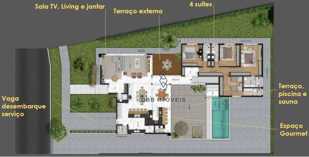 Casa de Condomínio, 4 quartos - Foto 12