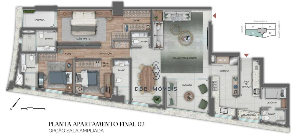 Apartamento, 3 quartos, 128 m² - Foto 5