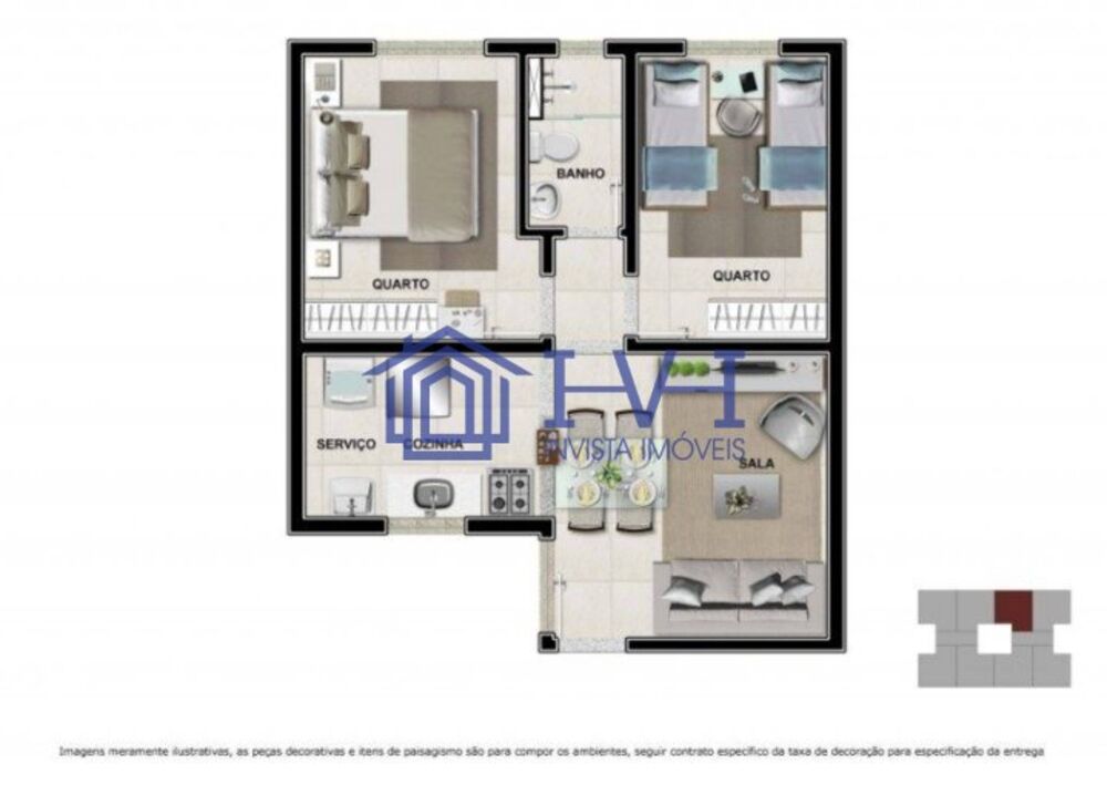 Apartamento, 2 quartos, 53 m² - Foto 12