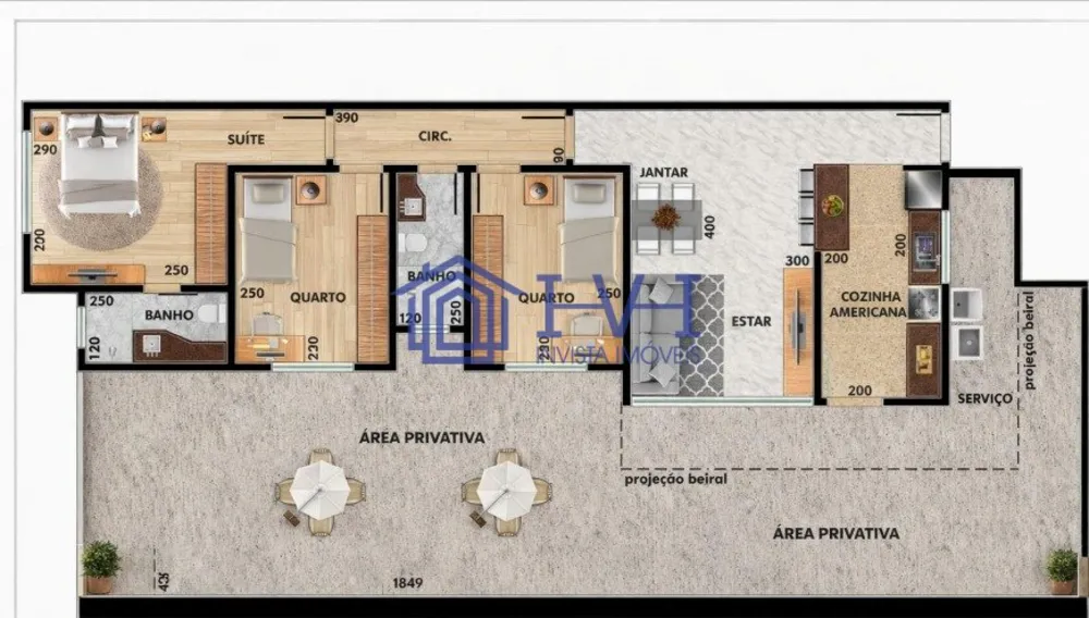 Apartamento, 3 quartos, 75 m² - Foto 2