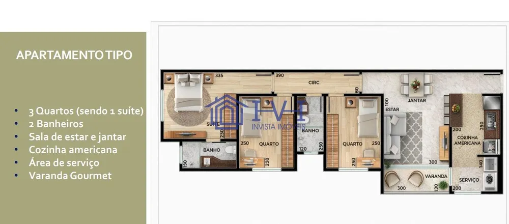 Apartamento, 3 quartos, 75 m² - Foto 6