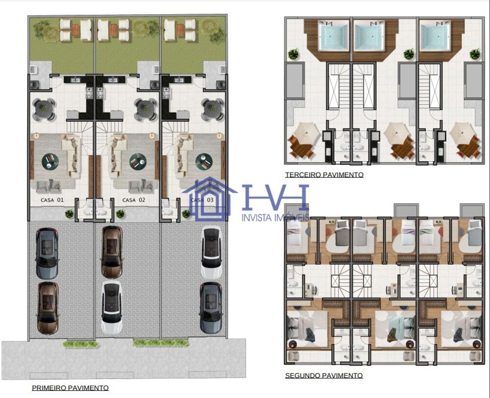 Casa à venda com 3 quartos, 122m² - Foto 2