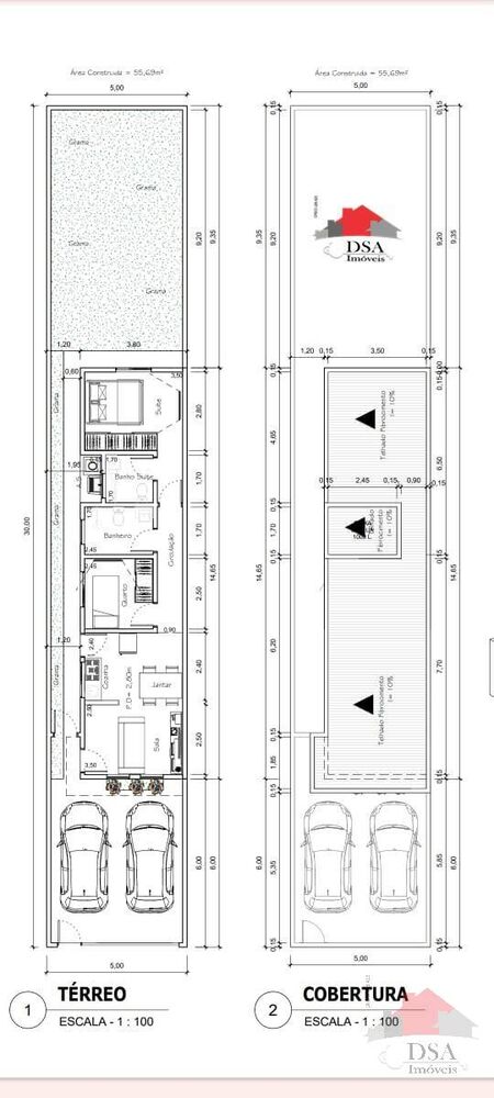 Casa, 2 quartos, 56 m² - Foto 5