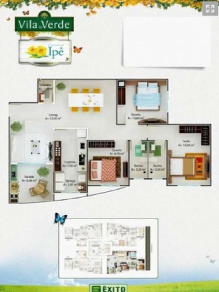 Apartamento, 2 quartos, 82 m² - Foto 2