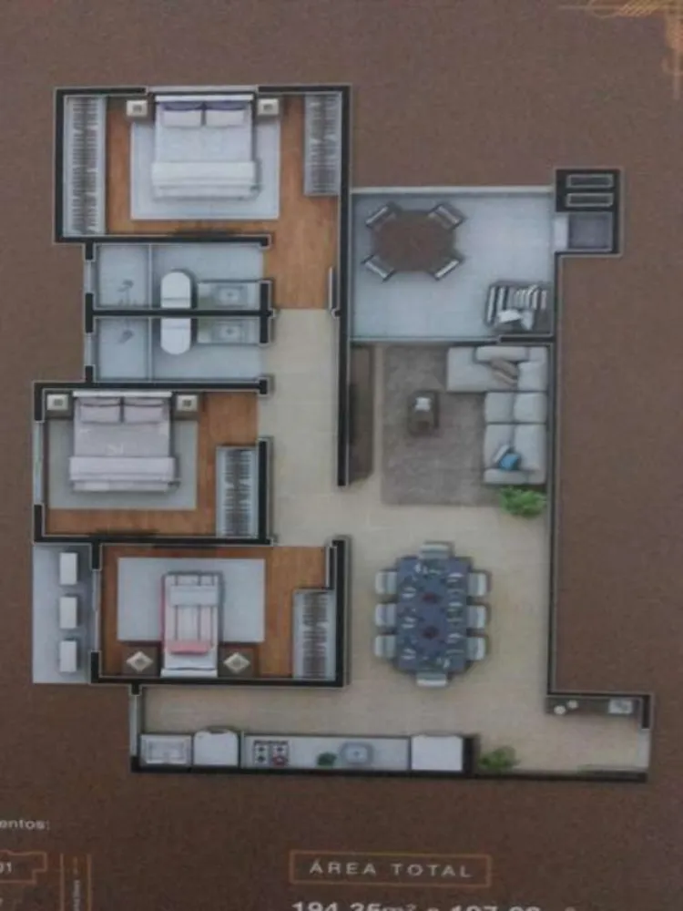 Apartamento, 3 quartos - Foto 1