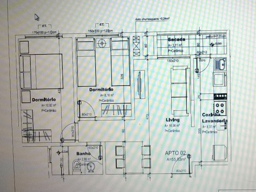 Apartamento, 2 quartos, 84 m² - Foto 2