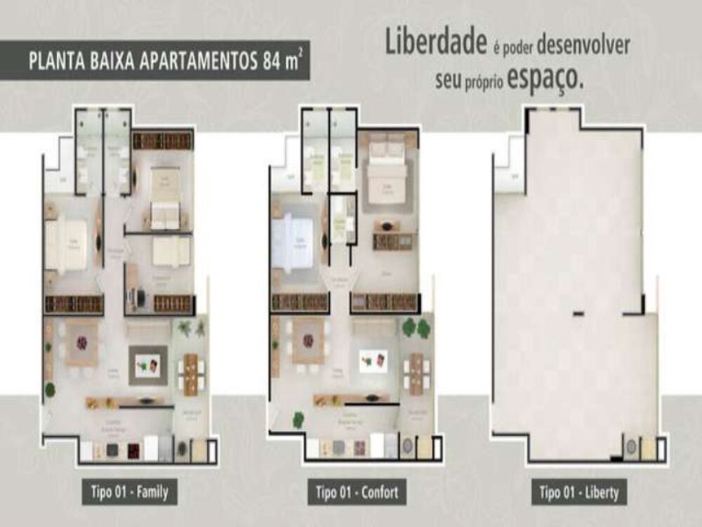 Apartamento, 2 quartos - Foto 1