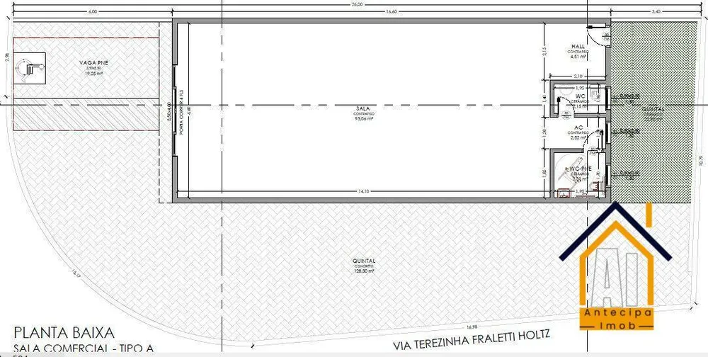 Depósito-Galpão, 105 m² - Foto 3