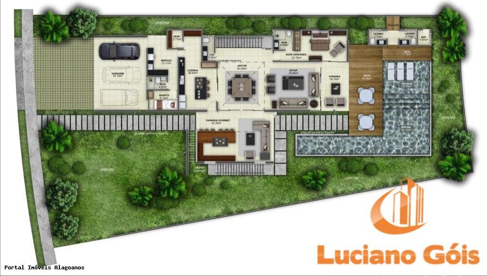 Casa de Condomínio à venda com 4 quartos, 588m² - Foto 4